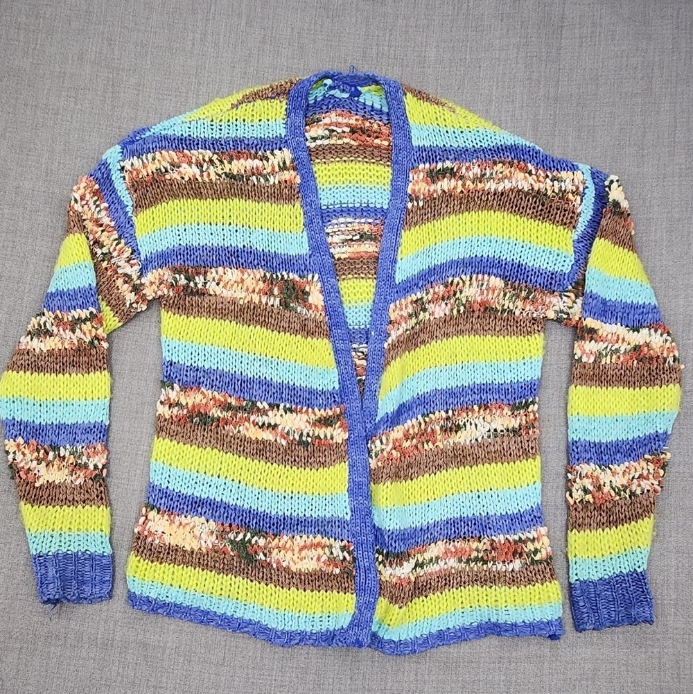 Rehab Multi Color & Textures Drape Cardigan Sweater. Small/ Medium.